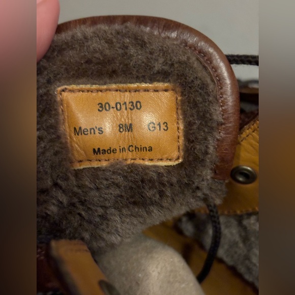 Trask boots for men leather and fur inside size 8M - Picture 13 of 16